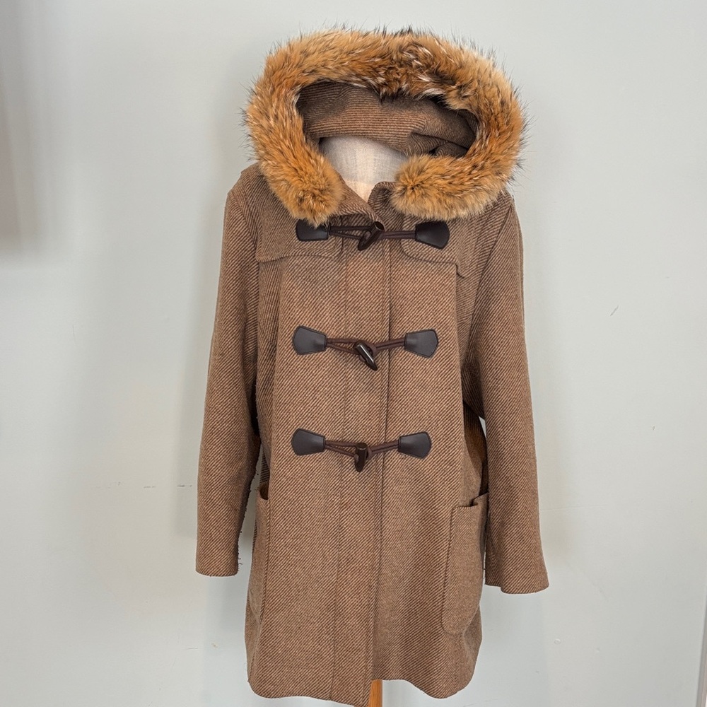 Authentic Pendleton Berkeley Tweed Toggle Coat 16… - image 1